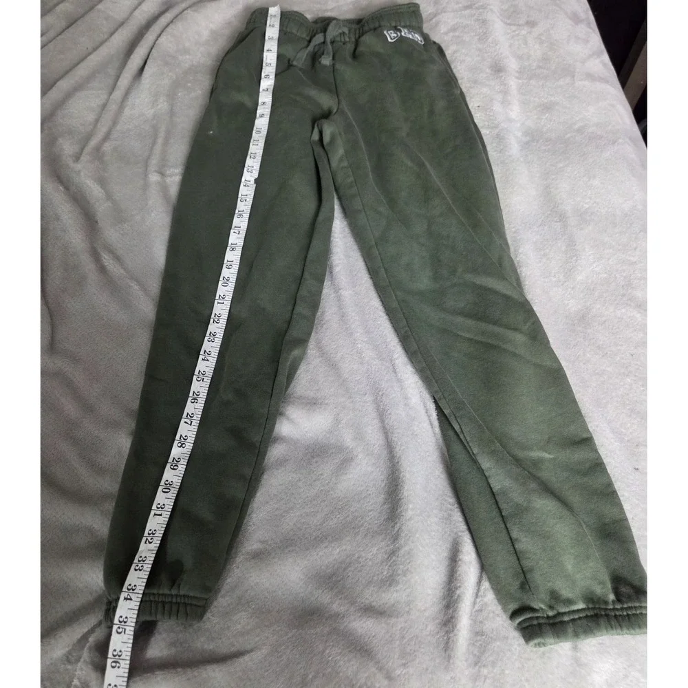 Gap Kids Boys Size XL Fleece Joggers Green Embroidered Logo